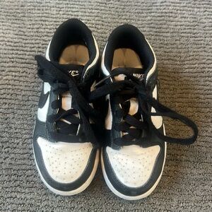 Nike Dunk Low White Little Kid's Shoes